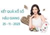 Thống kê xổ số Hậu Giang ngày 25/11/2023 thứ 7 miễn phí