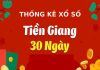 Thống kê XSTG 30 ngày với số liệu chi tiết cho người chơi
