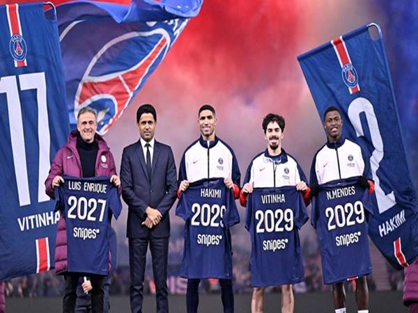 Tin PSG 12/2: PSG công bố các bản hợp đồng mới của CLB